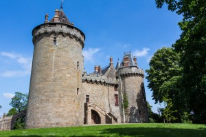 Vue d'un château Breton